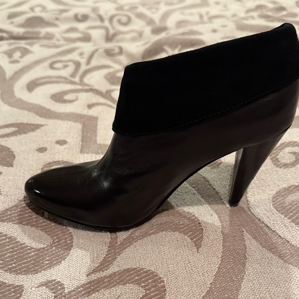 Coach Sleek Black Ankle Booties